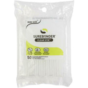 SUREBONDER CLEAR MINI GLUE STICKS 50PC